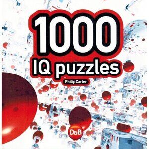 1000 IQ PUZZLES Carter, Philip & Ken Russell 2008 Softcover